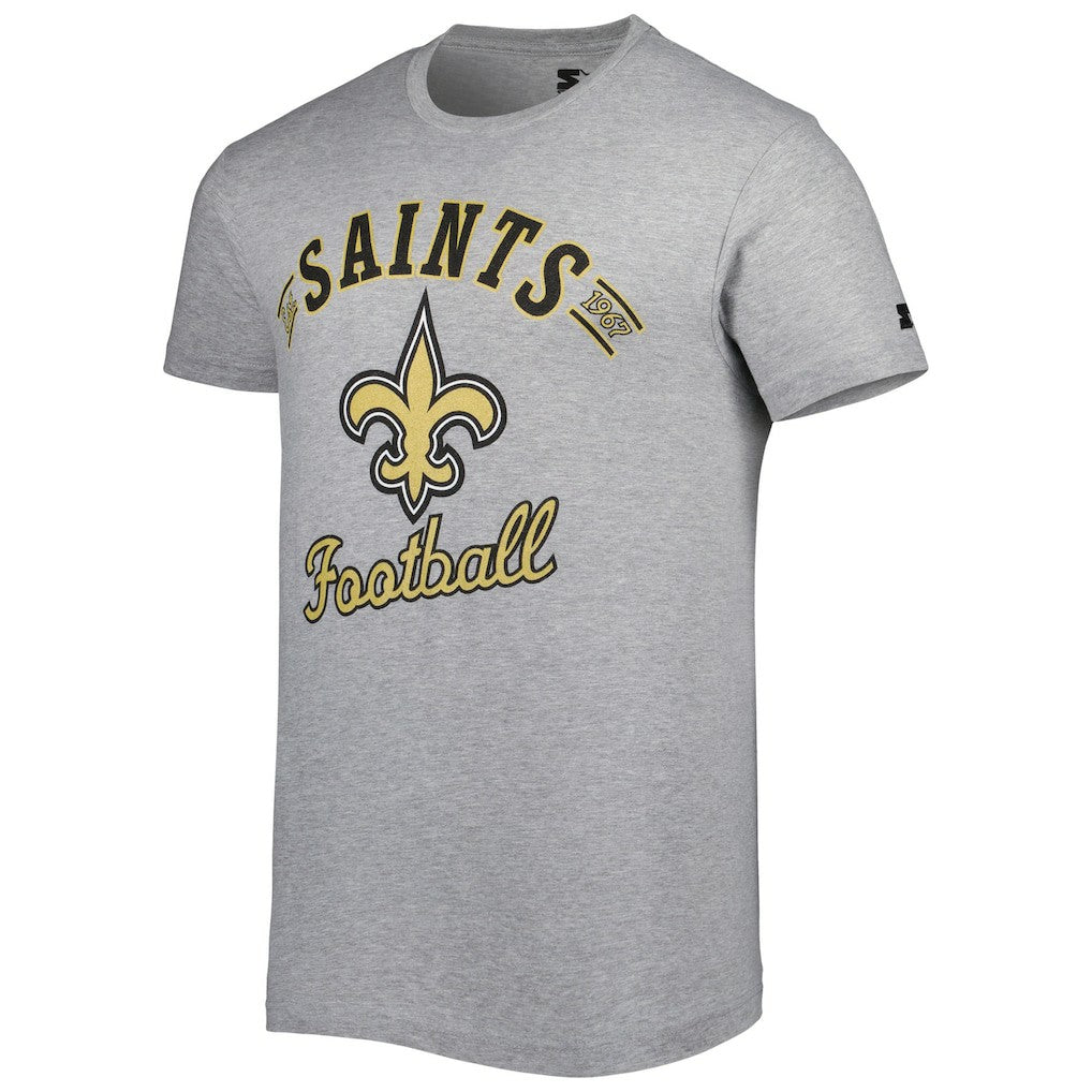 New Orleans Saints Starter Prime Time T-Shirt - Heathered Gray for sale