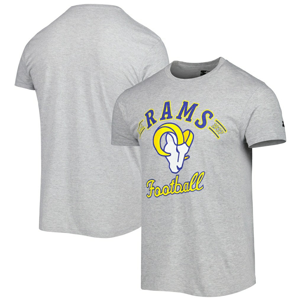 Los Angeles Rams Starter Prime Time T-Shirt - Heathered Gray for sale