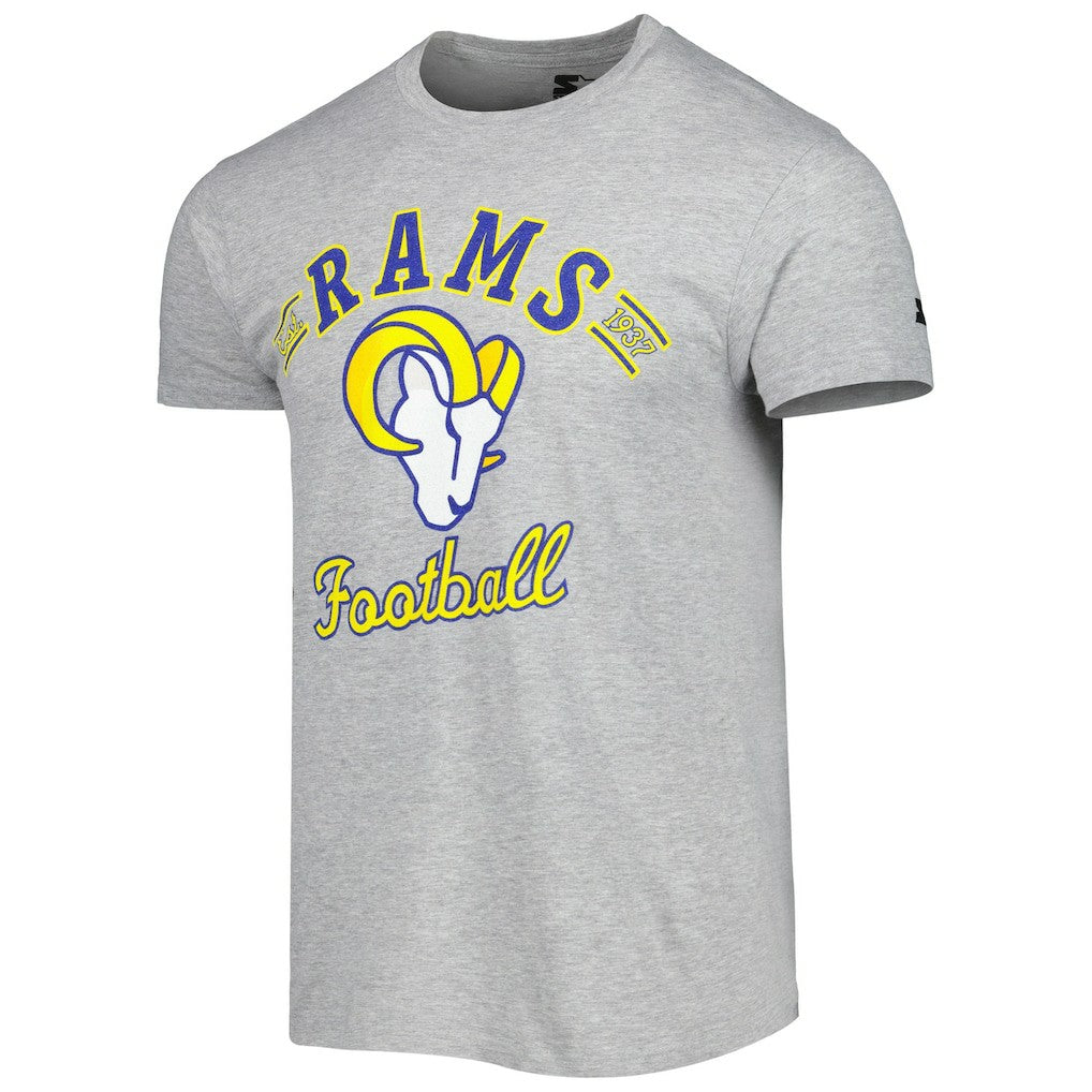 Los Angeles Rams Starter Prime Time T-Shirt - Heathered Gray for sale