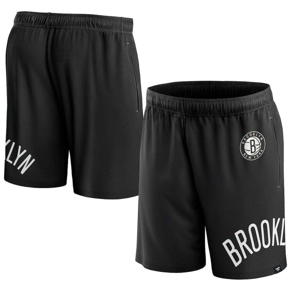 Brooklyn Nets Free Throw Mesh Shorts - Black | Fanatics for sale