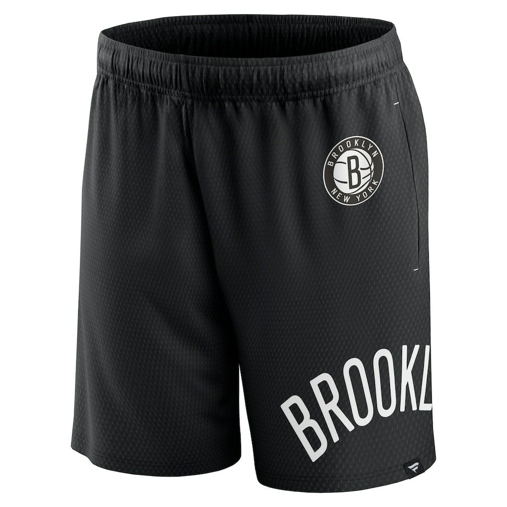 Brooklyn Nets Free Throw Mesh Shorts - Black | Fanatics for sale