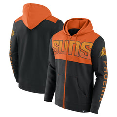 Phoenix Suns Skyhook Colorblock Full-Zip Hoodie - Black/Orange | Fanatics on sale