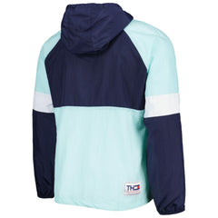Seattle Kraken Tommy Hilfiger Raglan Half-Zip Jacket Deep Sea Blue/White