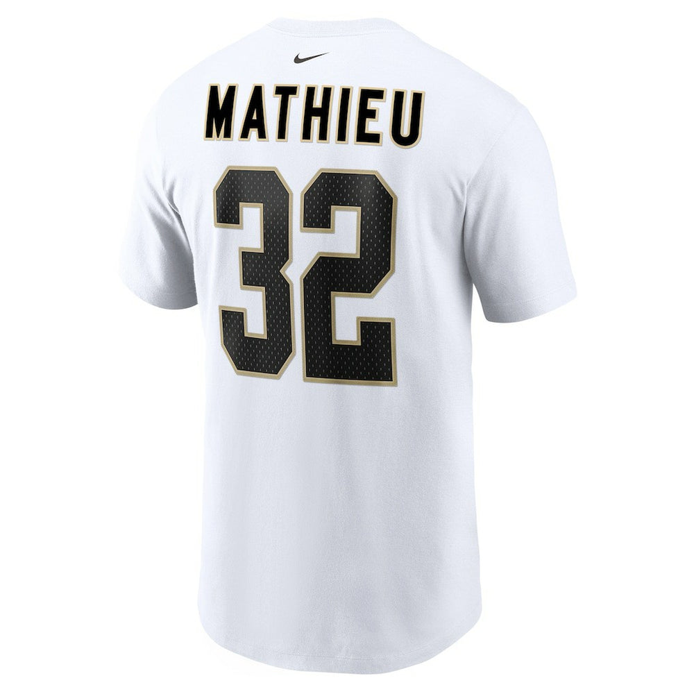 Tyrann Mathieu New Orleans Saints Player Name & Number T-Shirt - White | Nike online