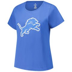 Aidan Hutchinson Detroit Lions Women's Plus Size Fair Catch Name & Number Scoop Neck T-Shirt - Blue for sale