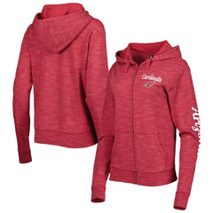 Arizona Cardinals New Era Women's Reverse Full-Zip Hoodie - Cardinal sale