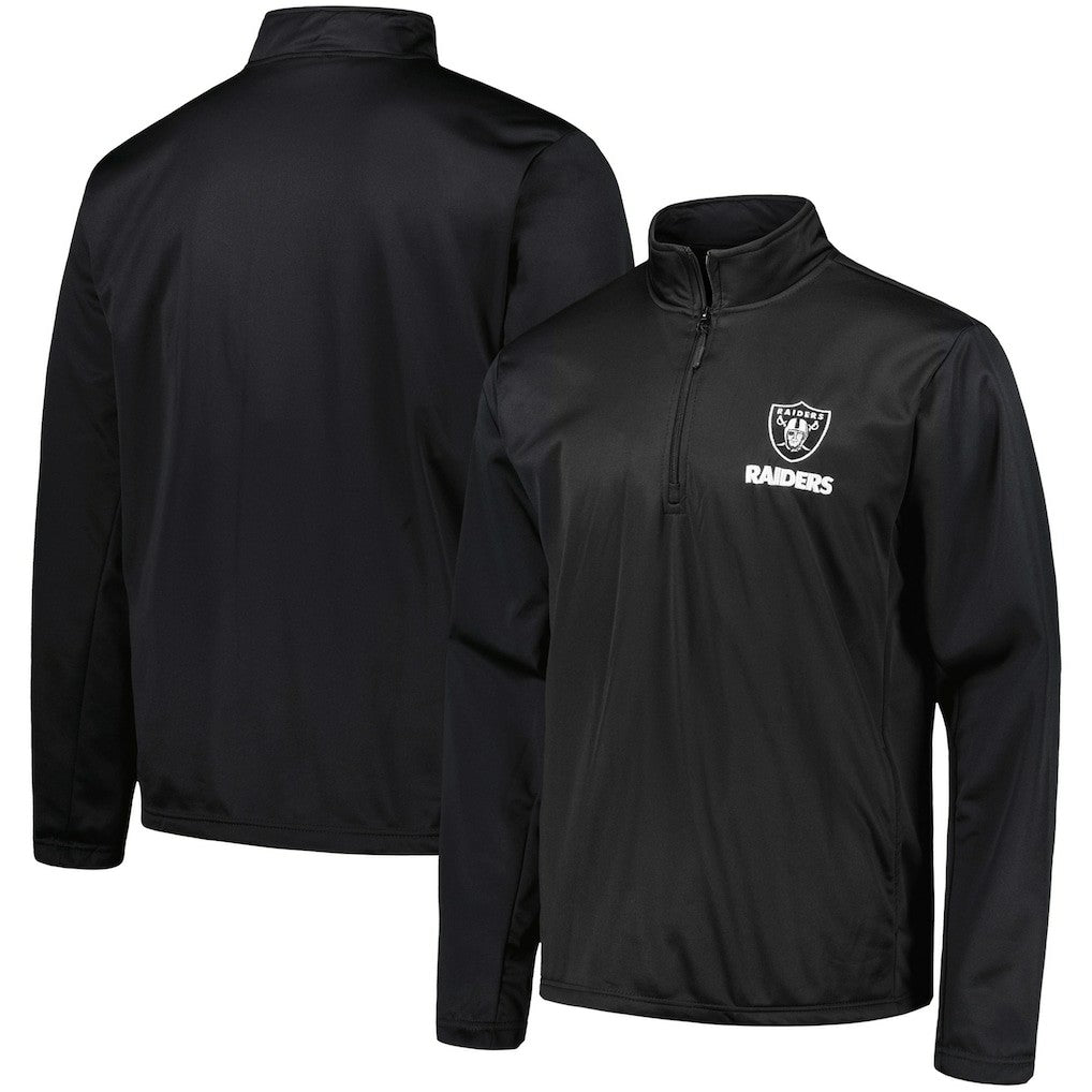 Las Vegas Raiders Dunbrooke All-Star Tech Quarter-Zip Top - Black for sale