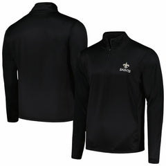 New Orleans Saints Dunbrooke All-Star Tech Quarter-Zip Top - Black sale