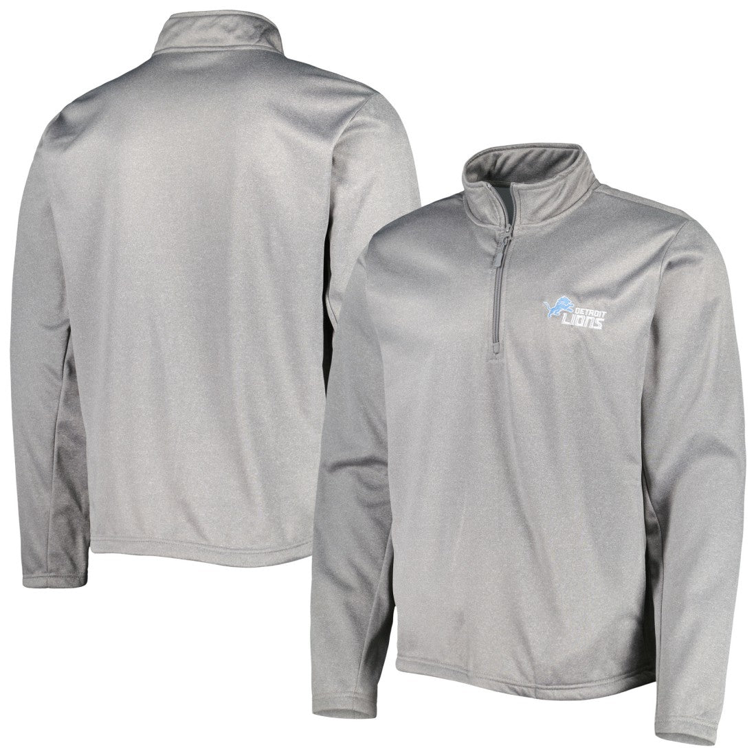 Detroit Lions Dunbrooke All-Star Tech Quarter-Zip Top - Heather Gray outlet