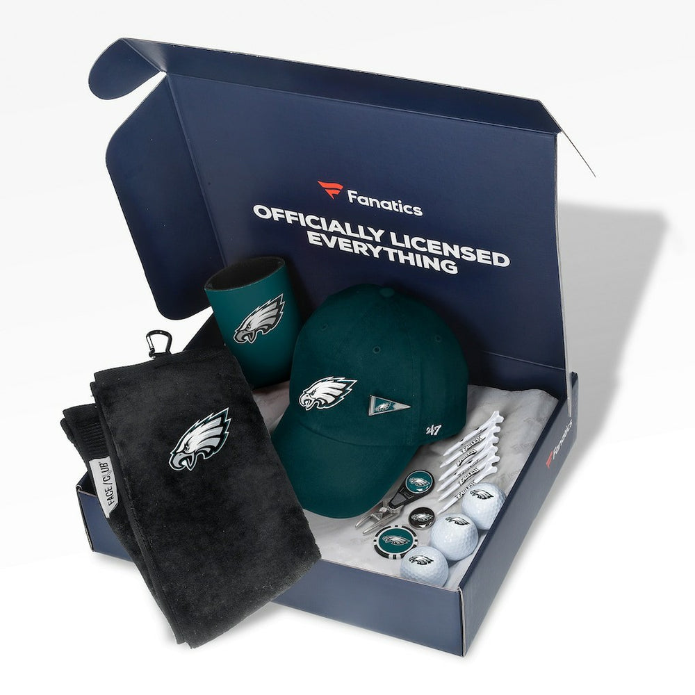 Philadelphia Eagles Pack Golf-Themed Gift Box - $105+ Value on sale