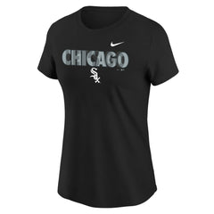 Chicago White Sox Girls Youth Let's Go T-Shirt - Black