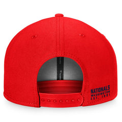Washington Nationals Fundamental Shadow Snapback Hat - Red