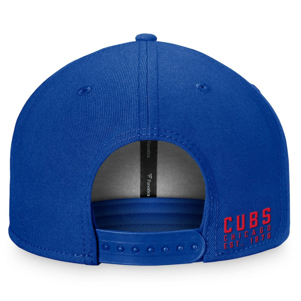 Chicago Cubs Fundamental Shadow Snapback Hat - Royal