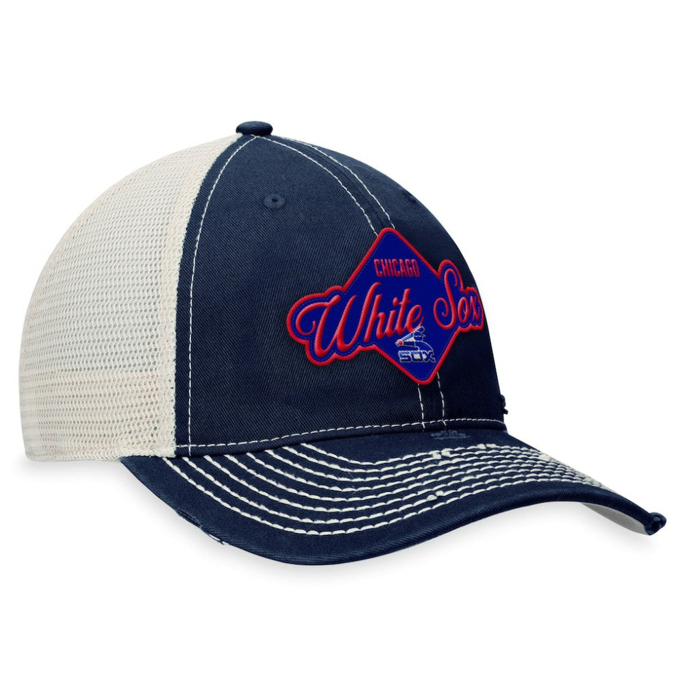 Chicago White Sox Heritage Trucker Snapback Hat - Navy
