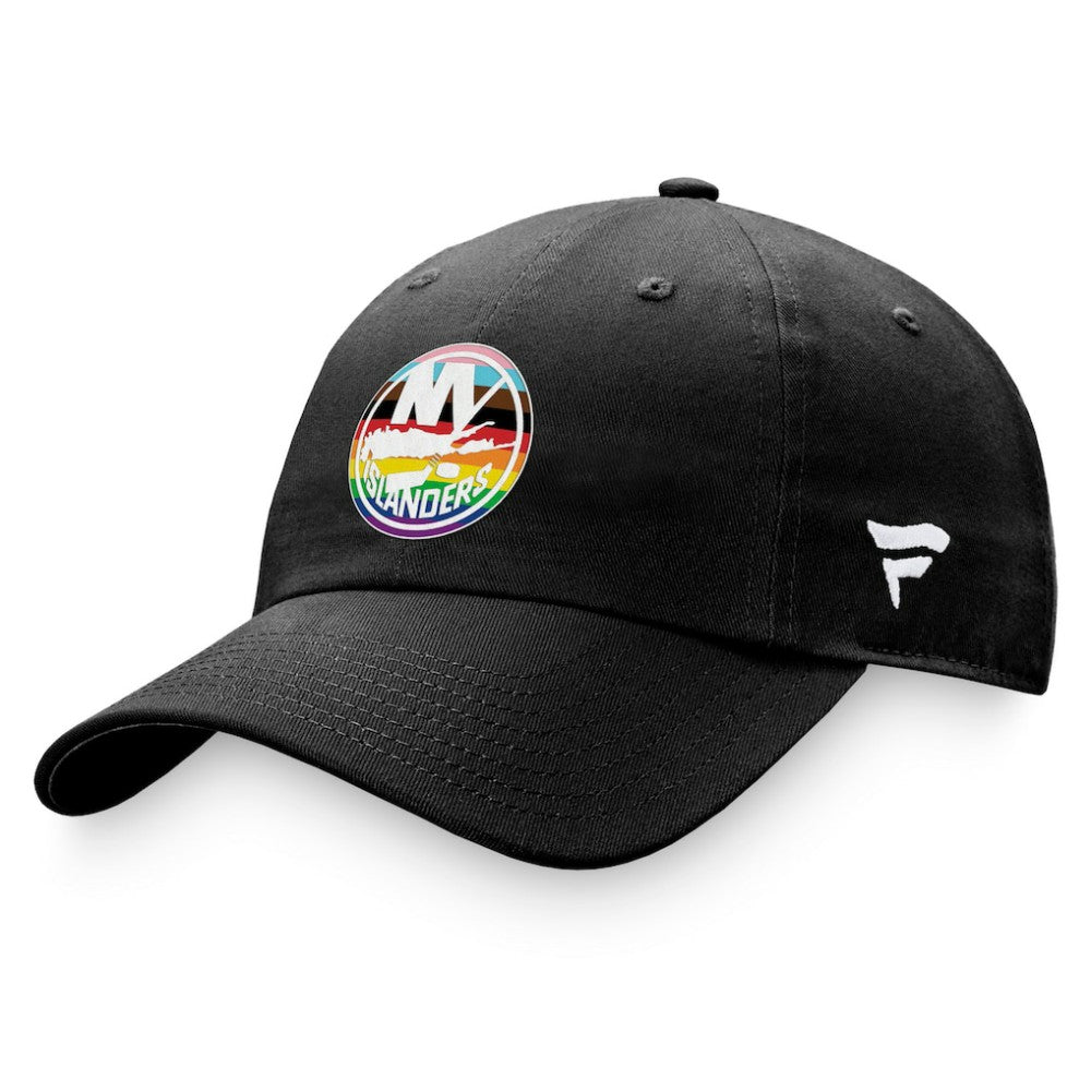 New York Islanders Fanatics Team Logo Pride Adjustable Hat Black