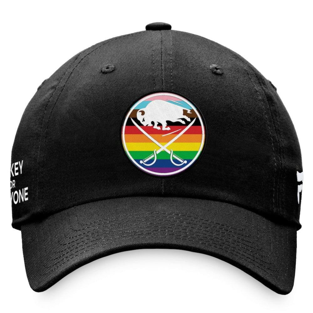 Buffalo Sabres Fanatics Team Logo Pride Adjustable Hat Black