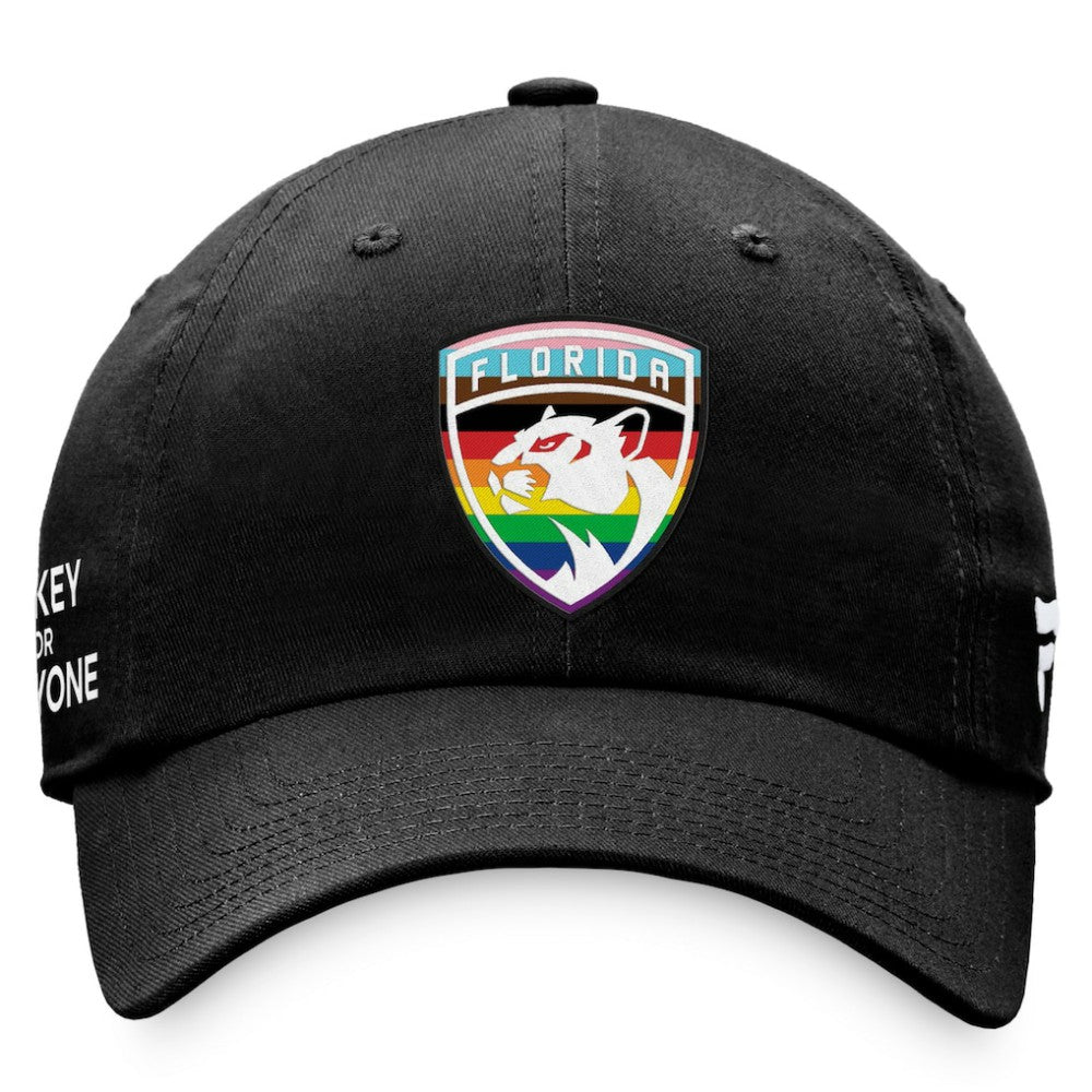 Florida Panthers Fanatics Team Logo Pride Adjustable Hat Black