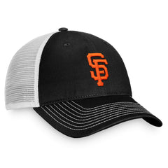 San Francisco Giants Team Core Unstructured Trucker Adjustable Hat - Black/White
