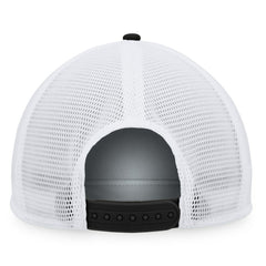 Chicago White Sox Majestic Foam Trucker Snapback Hat - Black/White