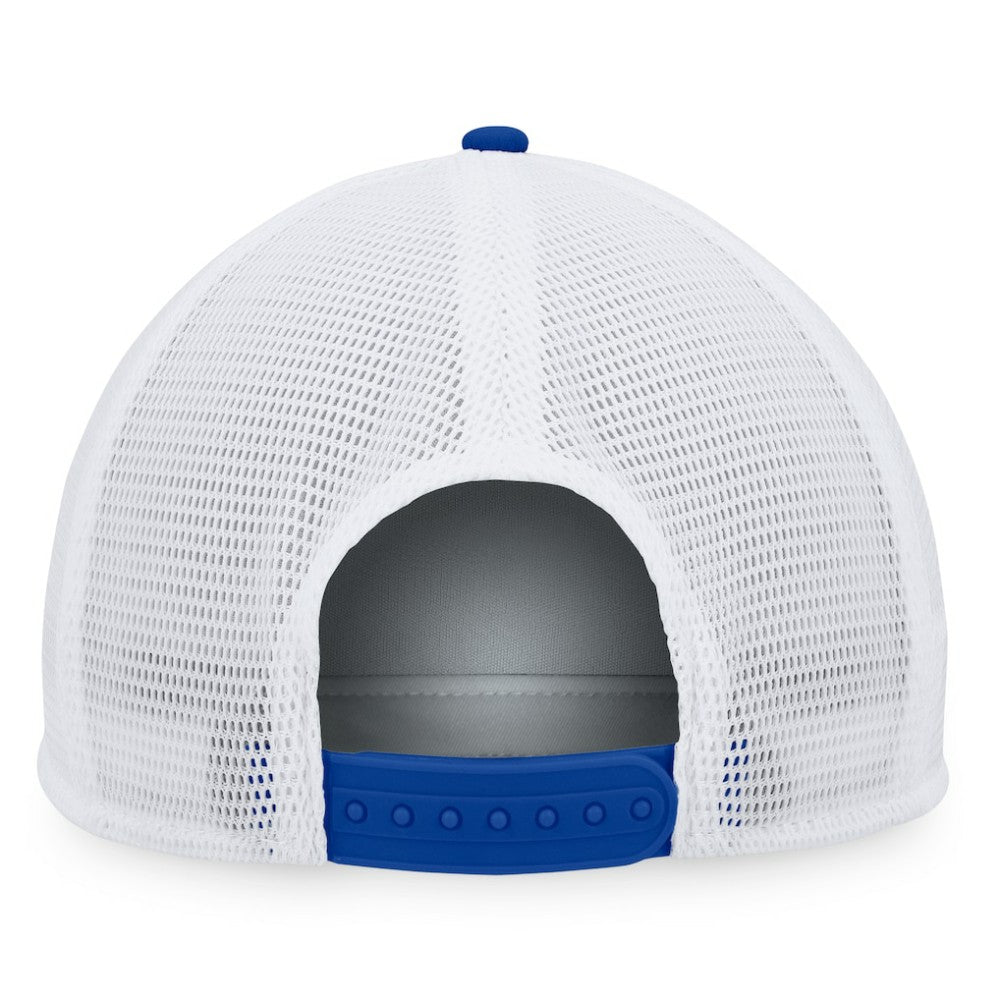 Philadelphia Phillies Majestic Foam Trucker Snapback Hat - Royal/White