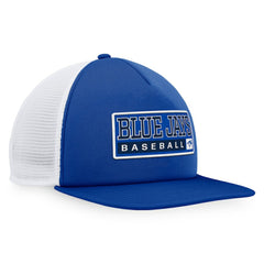 Toronto Blue Jays Majestic Foam Trucker Snapback Hat - Royal/White