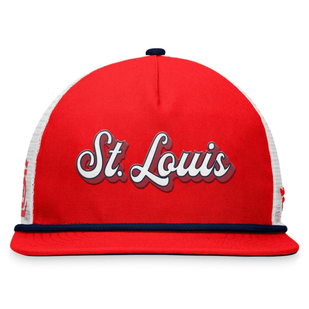 St. Louis Cardinals Heritage Golfer Snapback Hat - Red