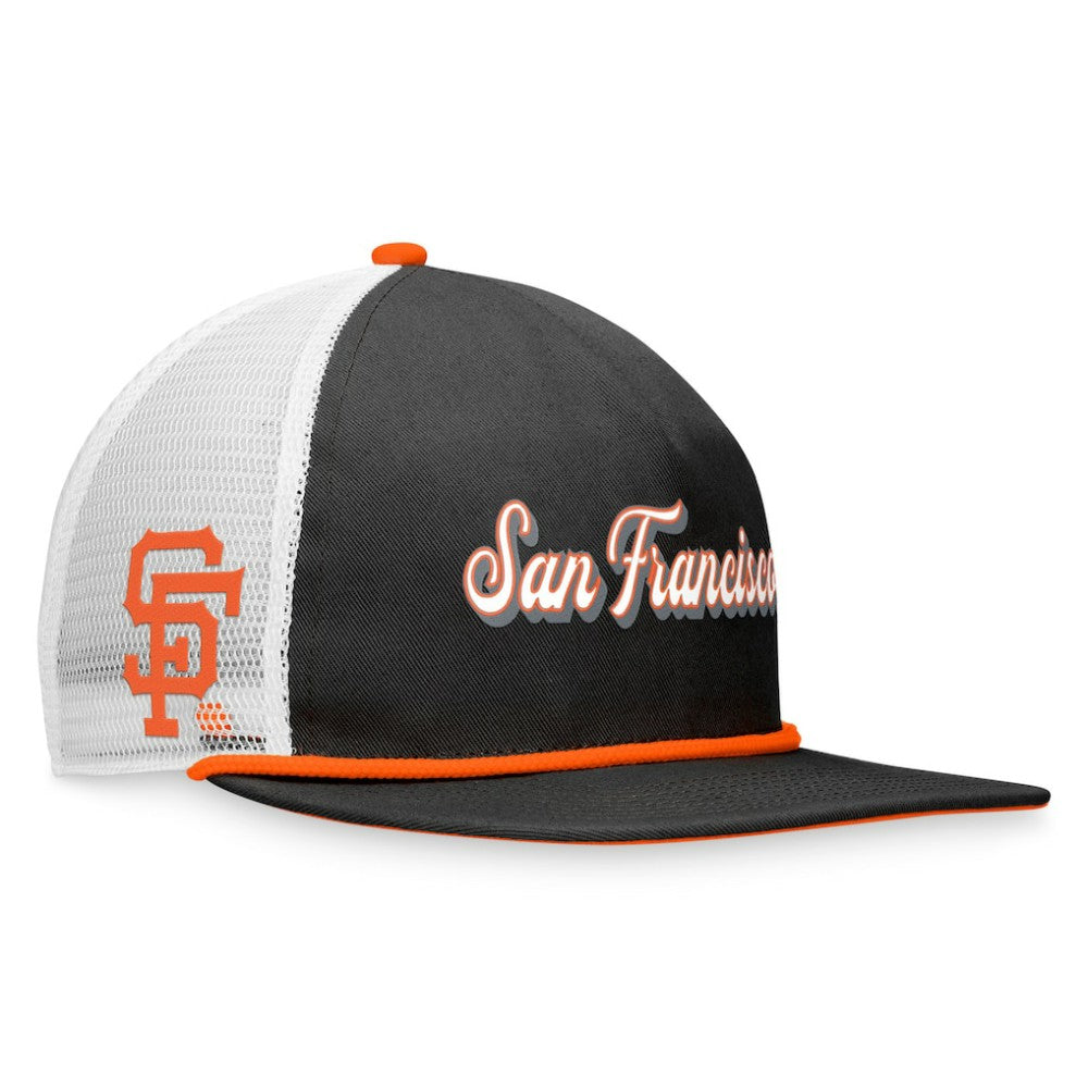 San Francisco Giants Heritage Golfer Snapback Hat - Black