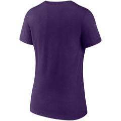 Phoenix Suns Women's Hometown Collection On Fire V-Neck T-Shirt - Purple | Fanatics shop
