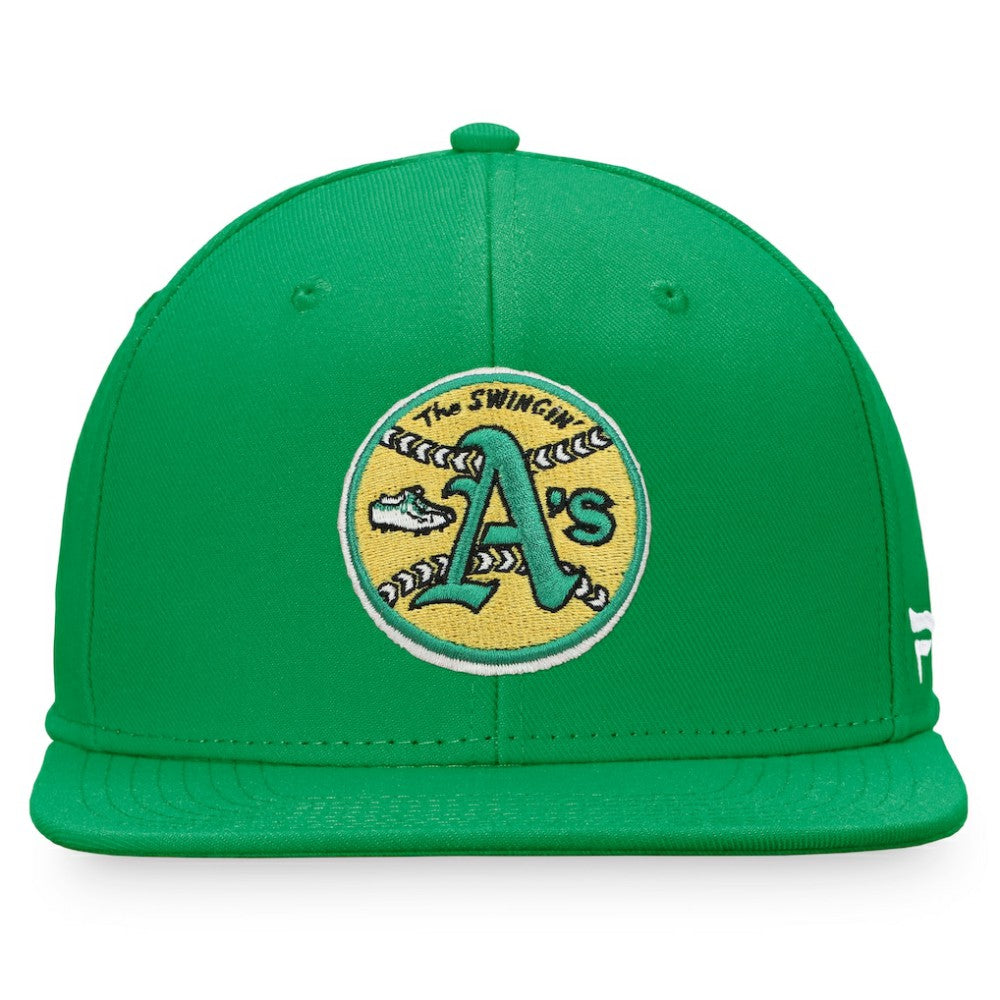 Athletics Cooperstown Collection Core Snapback Hat - Kelly Green