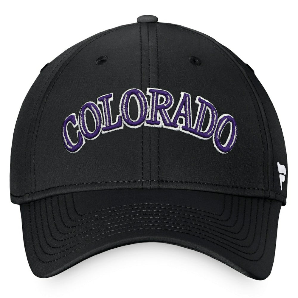 Colorado Rockies Core Flex Hat - Black