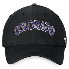 Colorado Rockies Core Flex Hat - Black