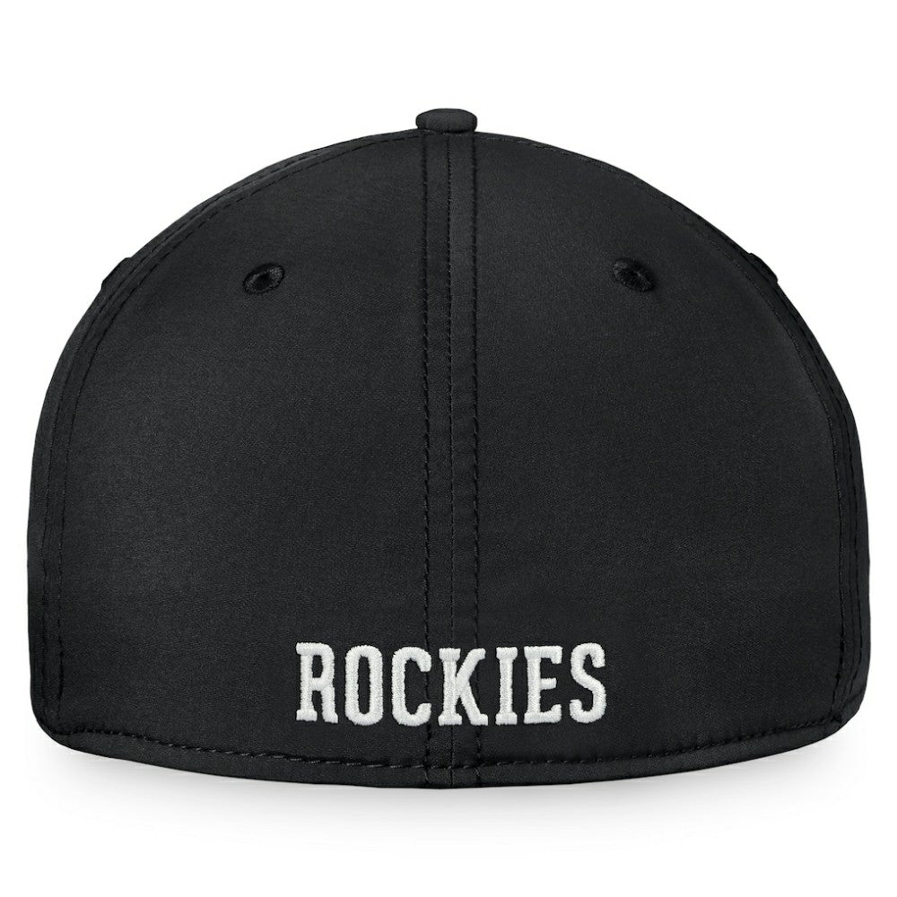 Colorado Rockies Core Flex Hat - Black