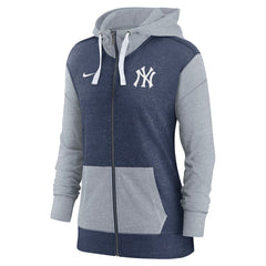 New York Yankees Women's Full-Zip Hoodie - Navy | Nike