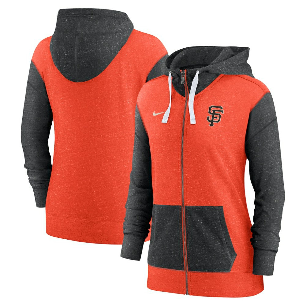 San Francisco Giants Women's Full-Zip Hoodie - Orange | Nike