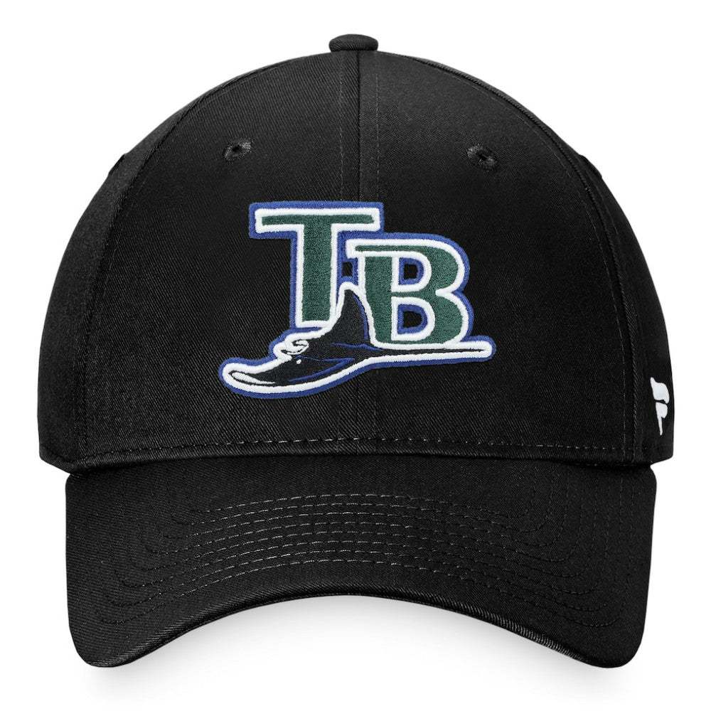 Tampa Bay Rays Cooperstown Collection Core Adjustable Hat - Black