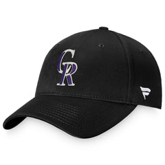 Colorado Rockies Cooperstown Collection Core Adjustable Hat - Black