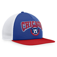 Chicago Cubs Heritage Foam Front Trucker Snapback Hat - Royal/Red