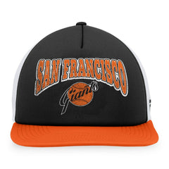 San Francisco Giants Heritage Foam Front Trucker Snapback Hat - Black/Orange
