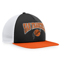 San Francisco Giants Heritage Foam Front Trucker Snapback Hat - Black/Orange