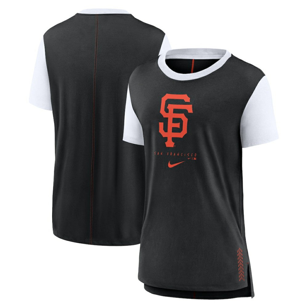 San Francisco Giants Women's Local Touch Fashion Top - Black | Nike