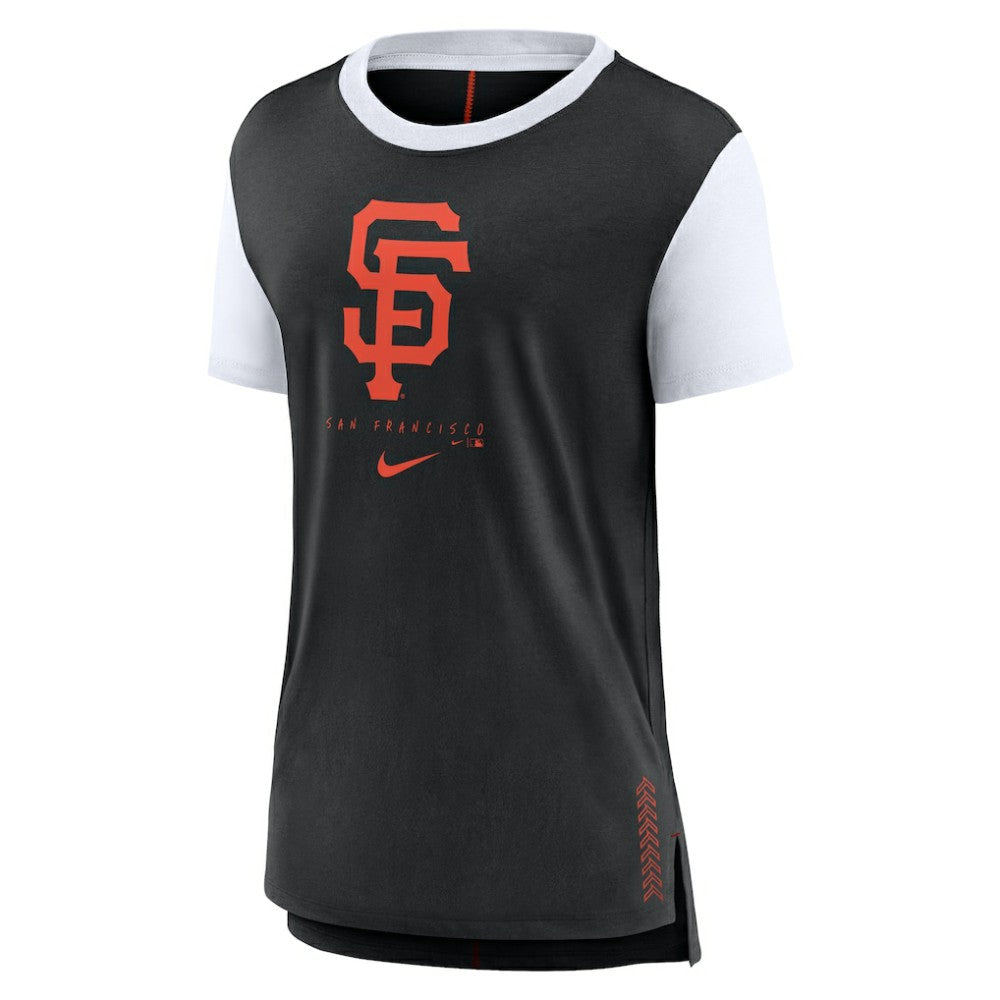 San Francisco Giants Women's Local Touch Fashion Top - Black | Nike