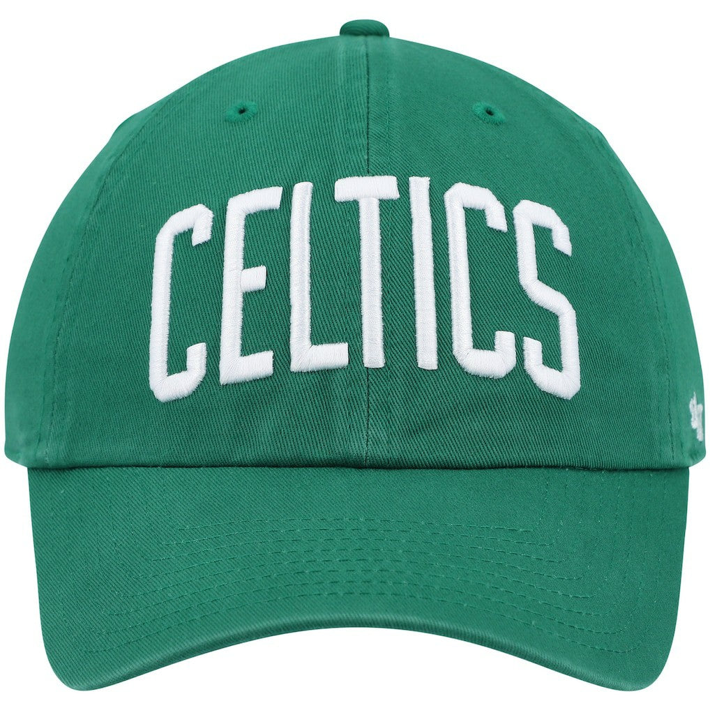 Boston Celtics '47 Clean Up Wordmark Adjustable Hat - Kelly Green | 47 brand for sale