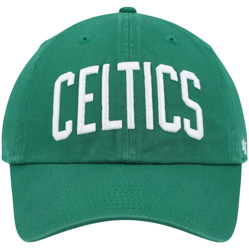 Boston Celtics '47 Clean Up Wordmark Adjustable Hat - Kelly Green | 47 brand for sale