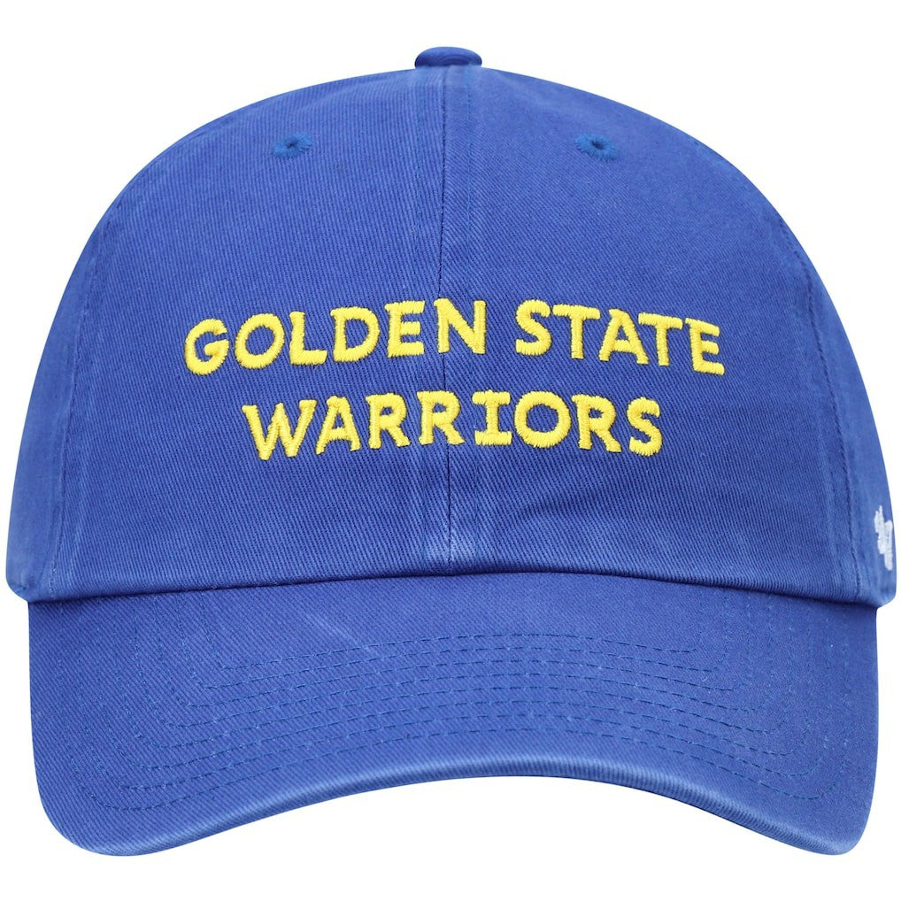 Golden State Warriors '47 Clean Up Wordmark Adjustable Hat sale - Royal | 47 brand for sale