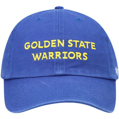 Golden State Warriors '47 Clean Up Wordmark Adjustable Hat sale - Royal | 47 brand for sale