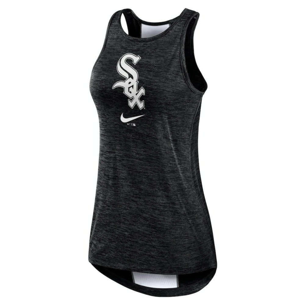 Chicago White Sox Women's Dri-FIT Performance Right Mix High Neck Tank Top - Black | Nike
