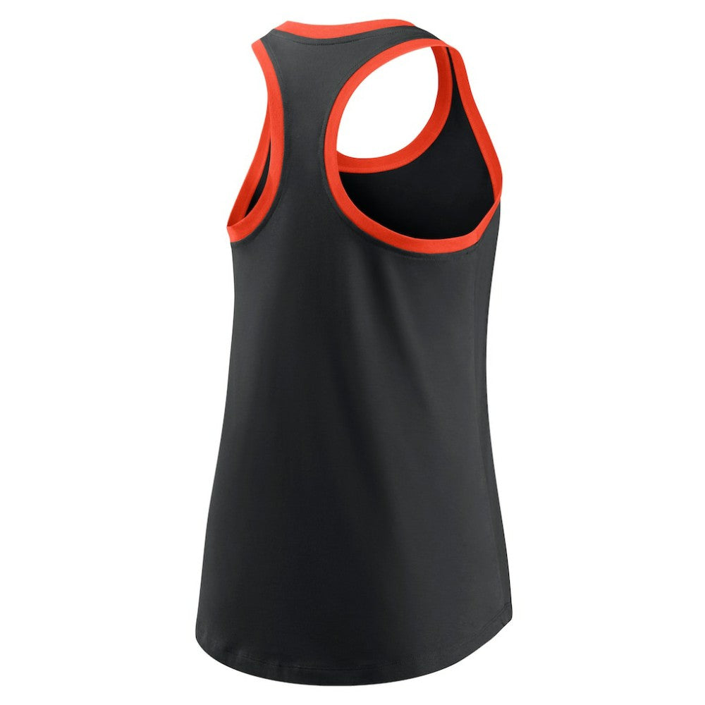 San Francisco Giants Women's Tech Tri-Blend Tank Top - Black | Nike