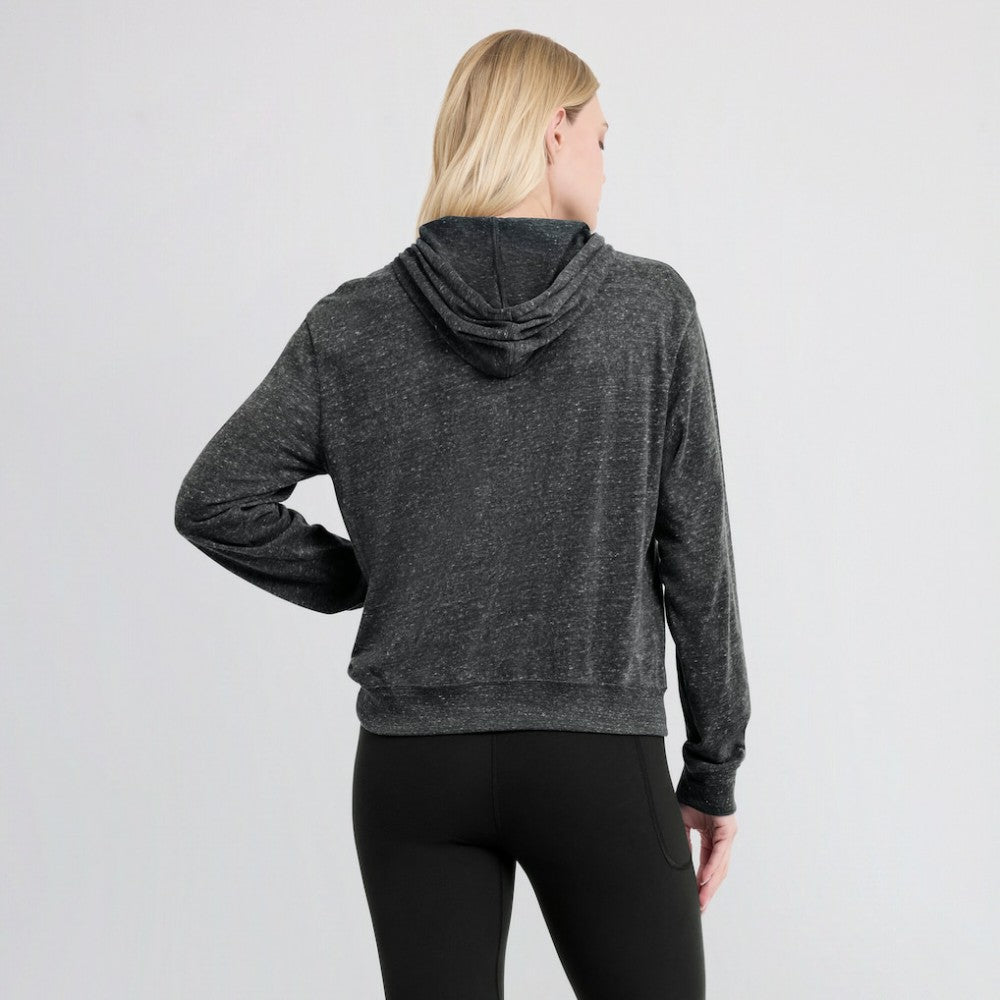 San Francisco Giants Women's Diamond Icon Gym Vintage Lightweight Hooded Top - Black | Nike