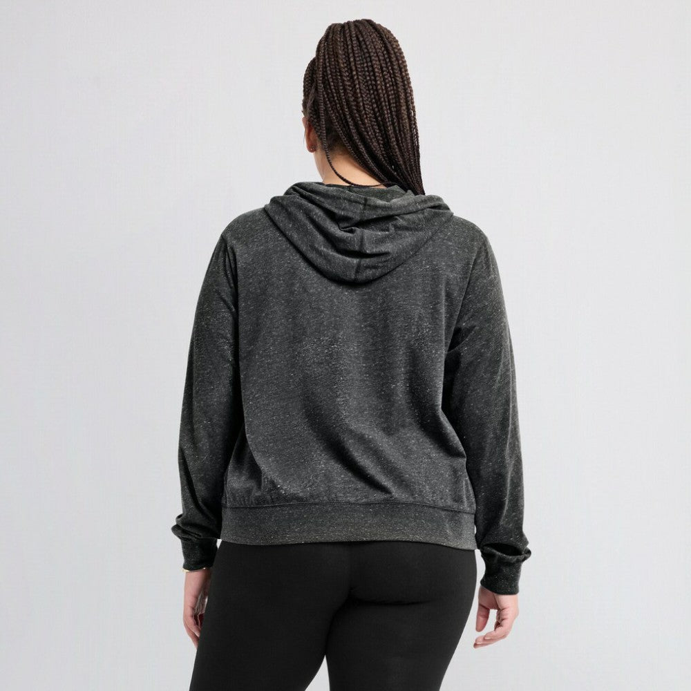 San Francisco Giants Women's Diamond Icon Gym Vintage Lightweight Hooded Top - Black | Nike