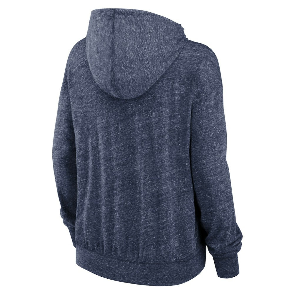 Atlanta Braves Women's Diamond Icon Gym Vintage Lightweight Hooded Top - Navy | Nike
